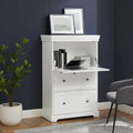 White Secretary Desk B8830
