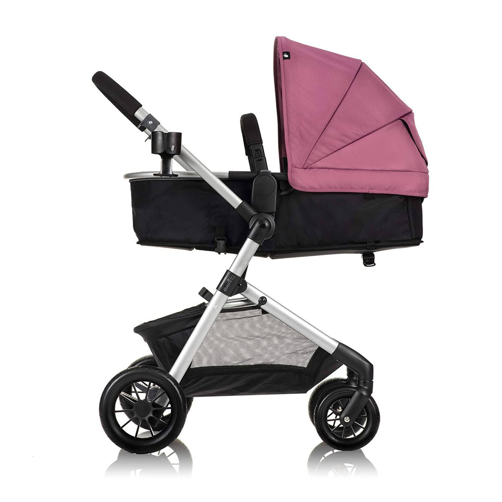 Dusty Rose Modular Travel System with SafeMax Car Seat Y939