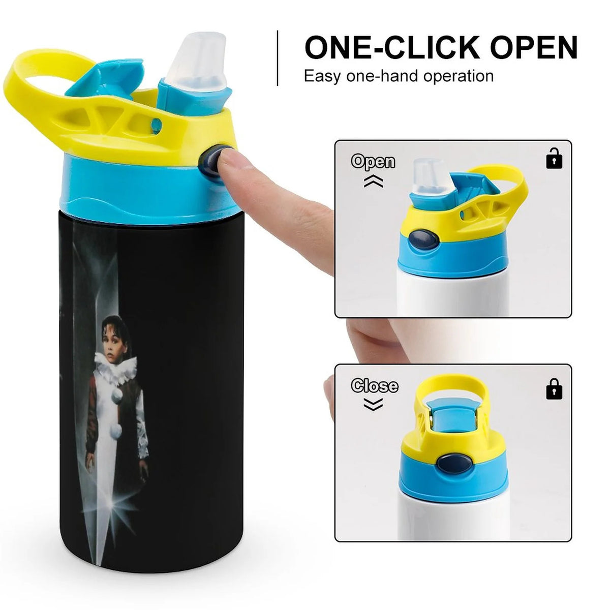 Insulated Stainless Steel Water Bottle with Straw N152