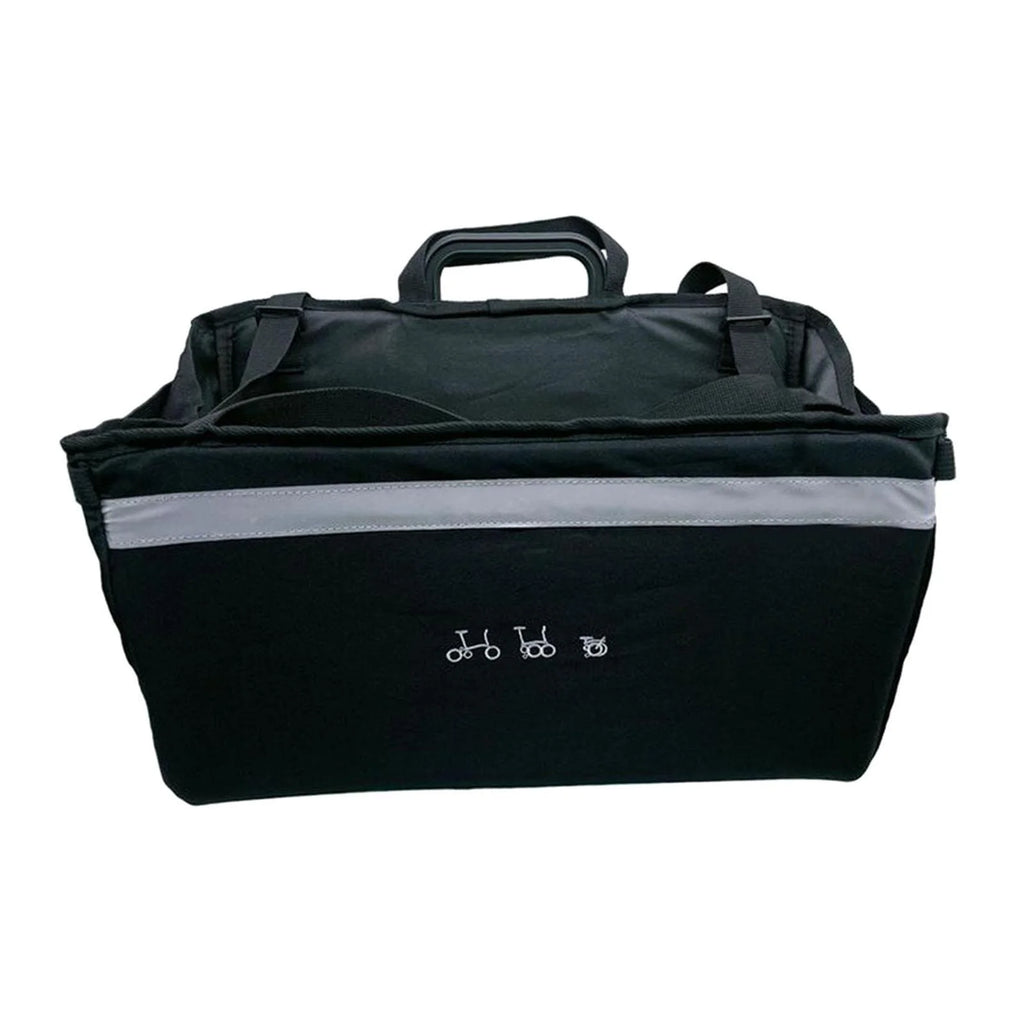 Folding Bike Basket with Rain Cover N2866