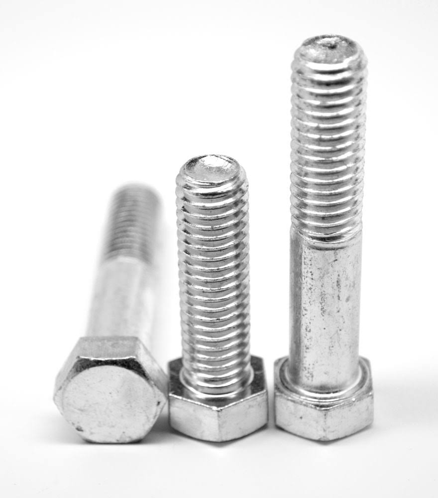 5/8x22-11 x 3 1/4x22 (PT) Coarse Thread A307 Grade A Hex Bolt Low Carbon Steel Zinc Plated K559