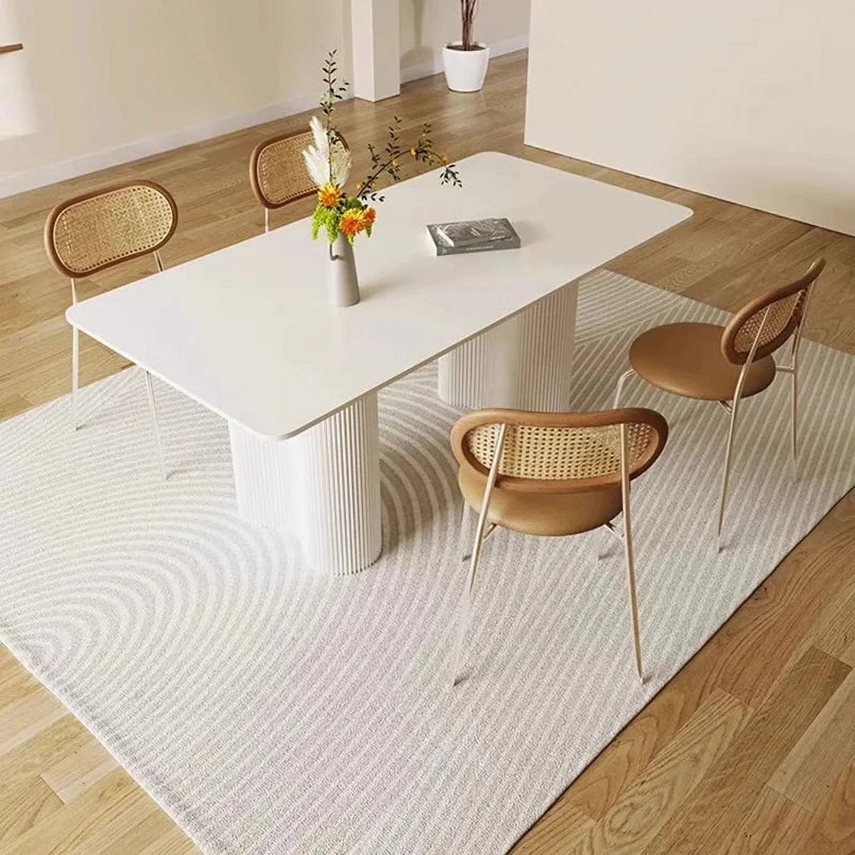 Modern Rectangle Dining Table Y62746