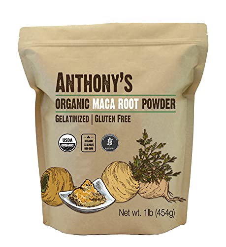 Organic Maca Root Powder 1 lb Gelatinized Gluten Free Non GMO S4562