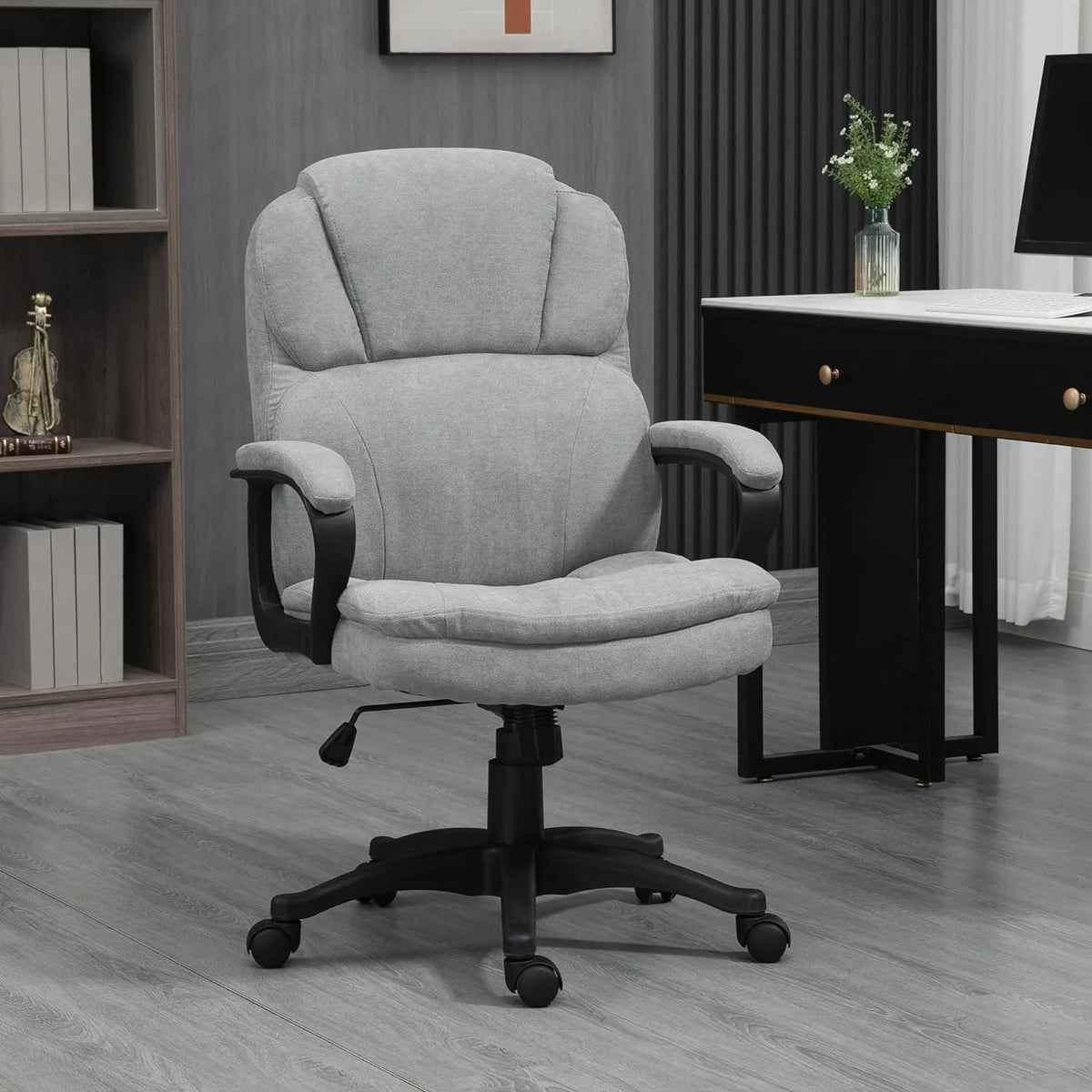 Gray Massage Office Chair with USB Power C4624