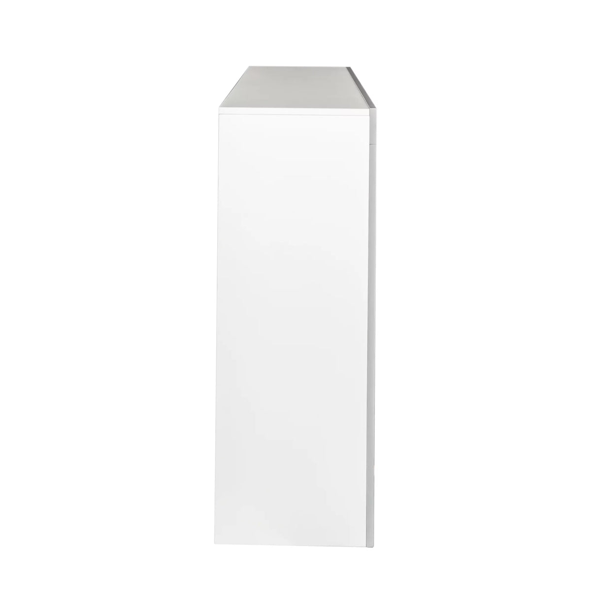 Black High Gloss Sideboard Storage Cabinet with LED Light J90898