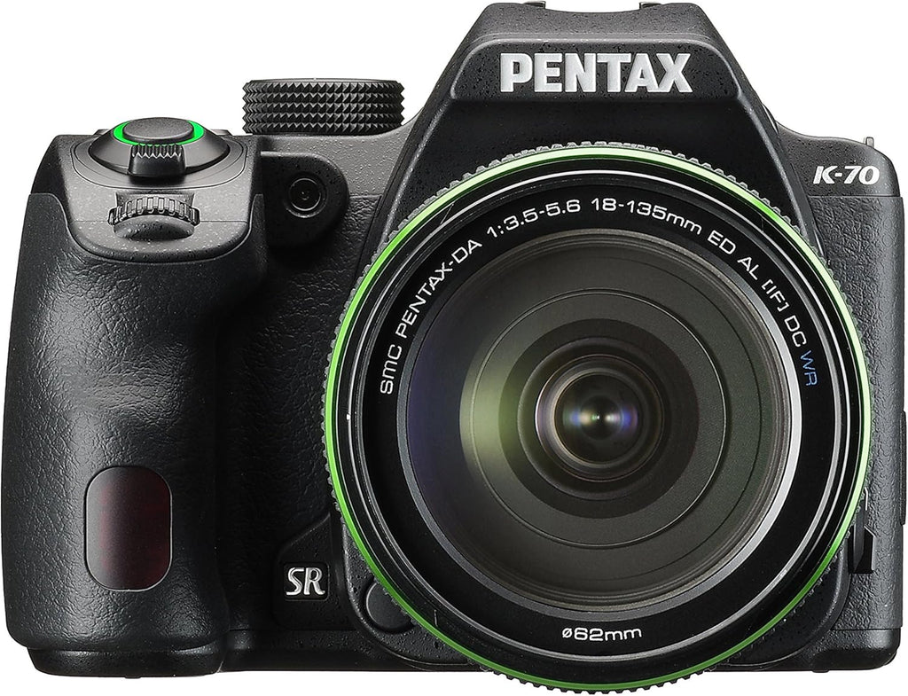 Black Weather-Sealed DSLR Camera with 18-135mm Lens I9216