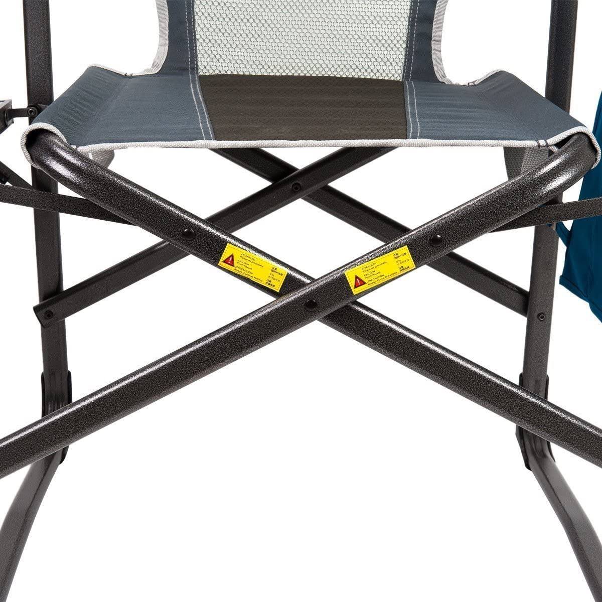 Portable Folding Directors Chair with Side Table (2 Pack) X591013