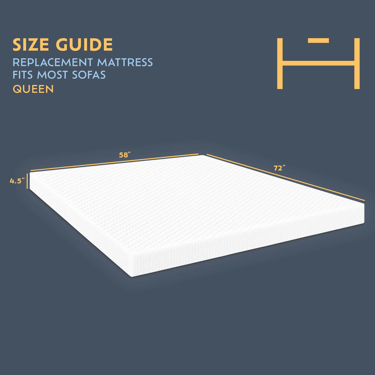 Queen Memory Foam Sofa Mattress I7977
