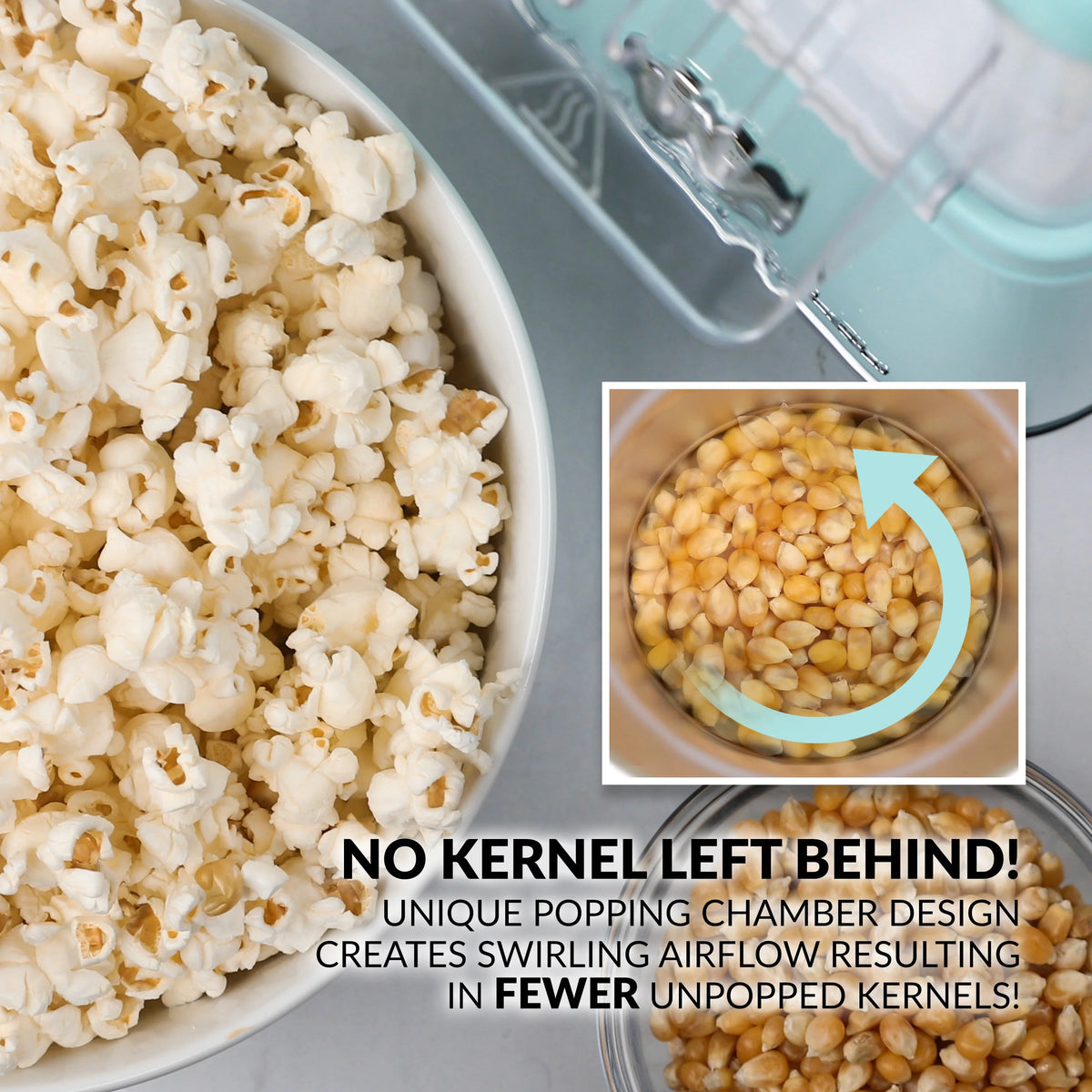 Retro 12-Cup Hot Air Popcorn Maker K4881