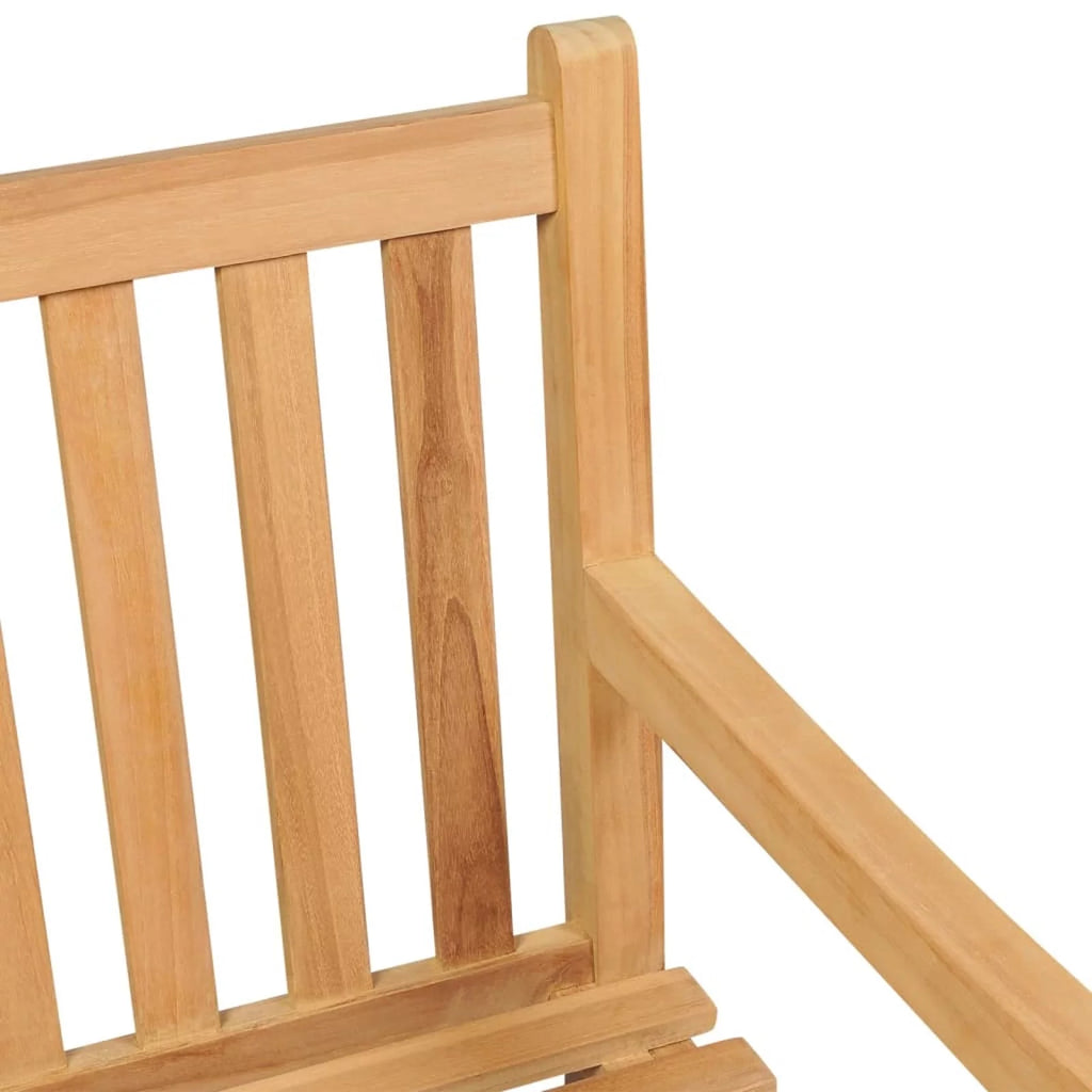 Solid Teak Wood Patio Bench A25363