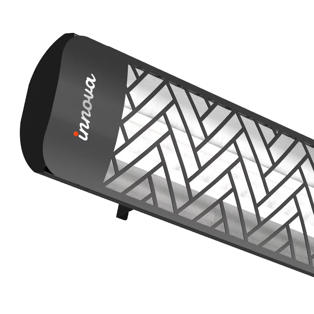 Black Finish Outdoor Wall Mount Electric Heater B1343