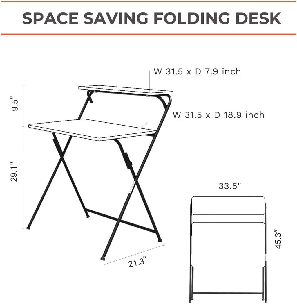 Folding Desk with Metal Frame H694