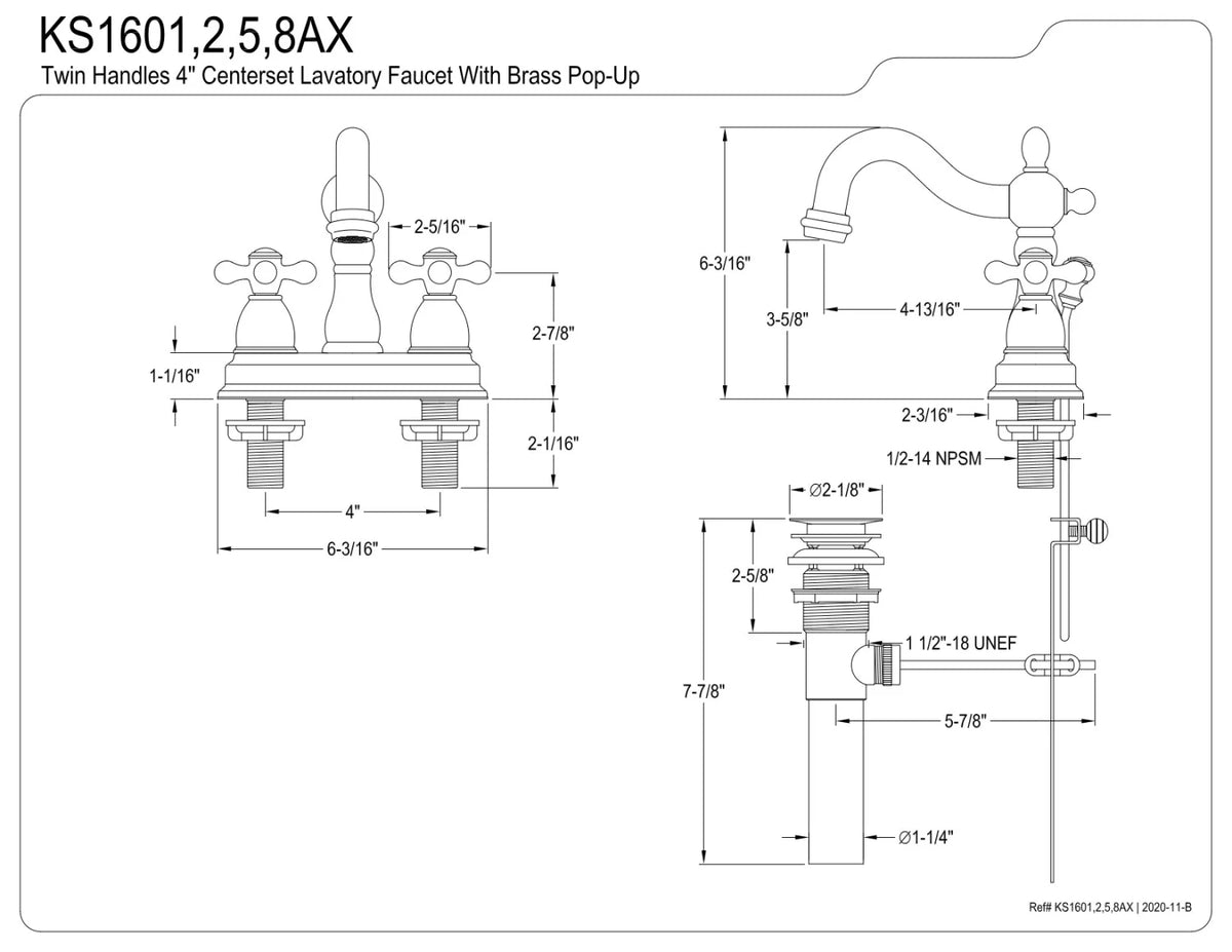 4 in. Centerset Bathroom Faucet, Oil Rubbed Bronze H674630