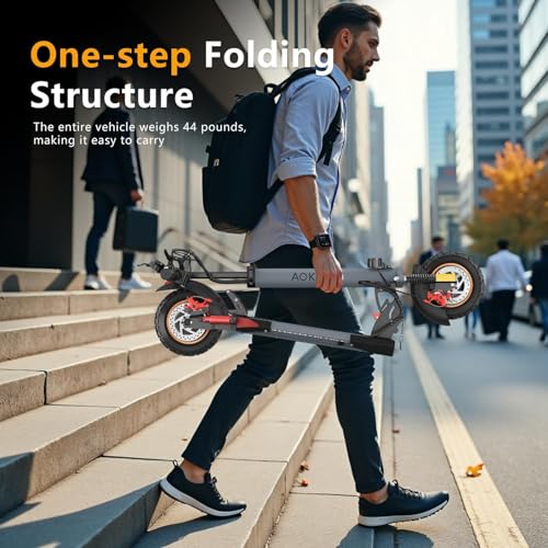 800W 28 MPH Folding Electric Scooter W403030