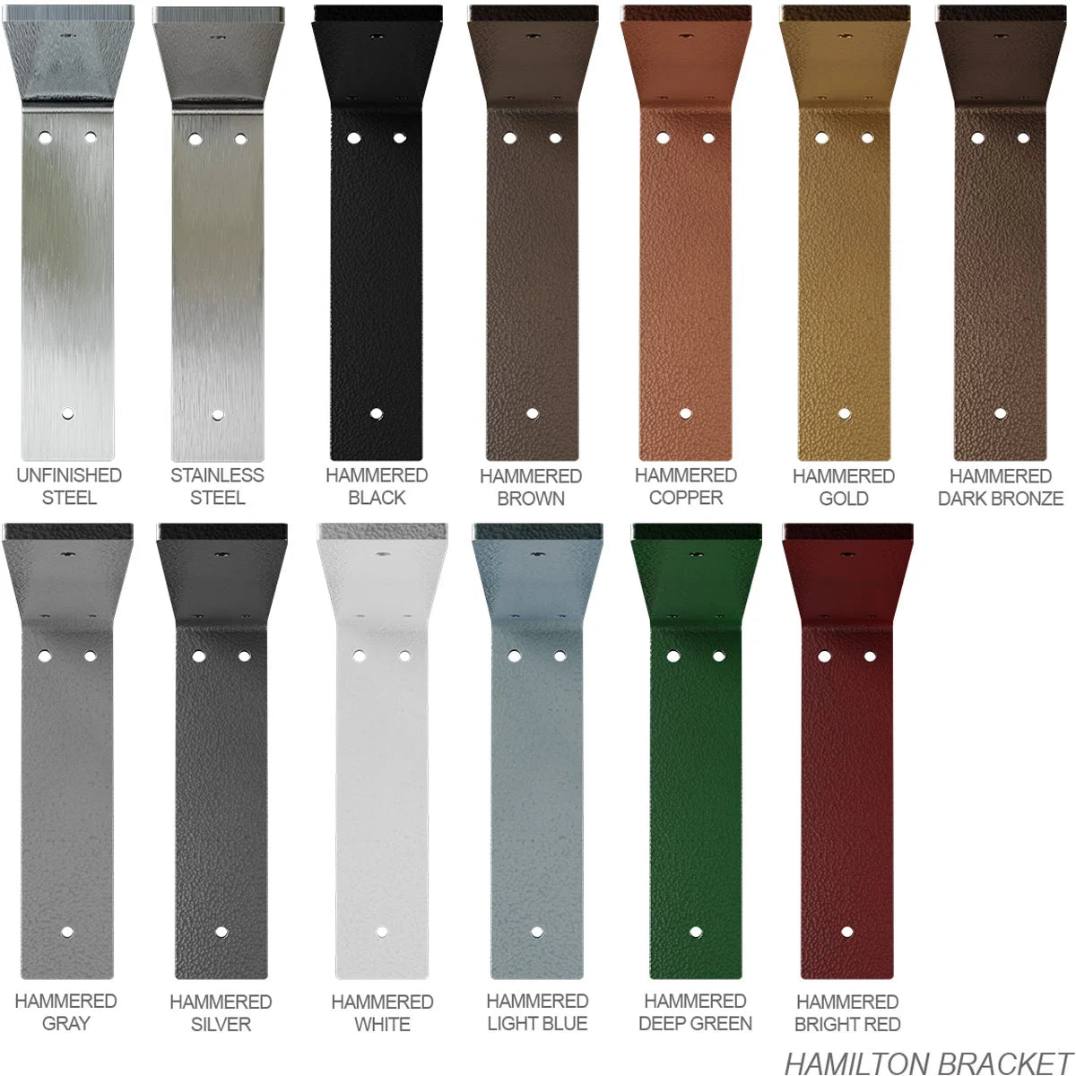 Stainless Steel Hamilton Bracket (6-Pack) E1418