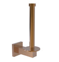 Brushed Bronze Upright Toilet Tissue Holder and Reserve Roll Holder X7383