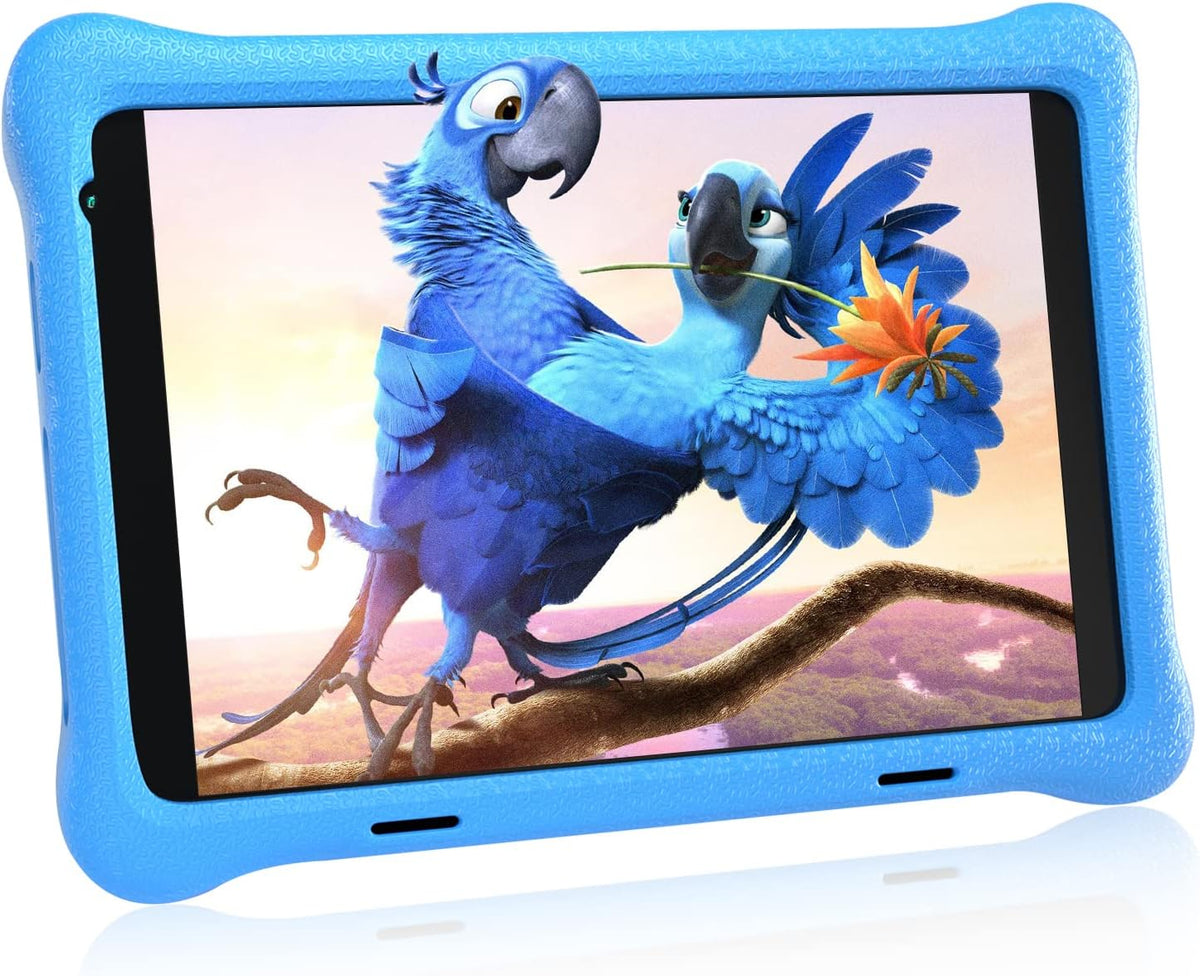 8 inch Kids Tablet with IPS FHD Display, 2GB RAM + 32GB Storage, Dual Cameras, Blue N780