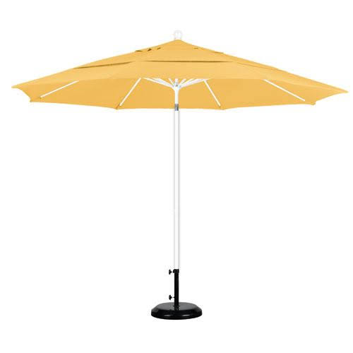 11 ft. Fiberglass White Market Umbrella L12563