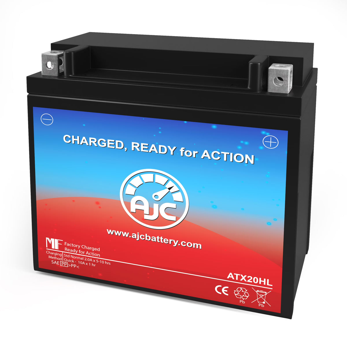 600CC 12V Snowmobile Replacement Battery U8436