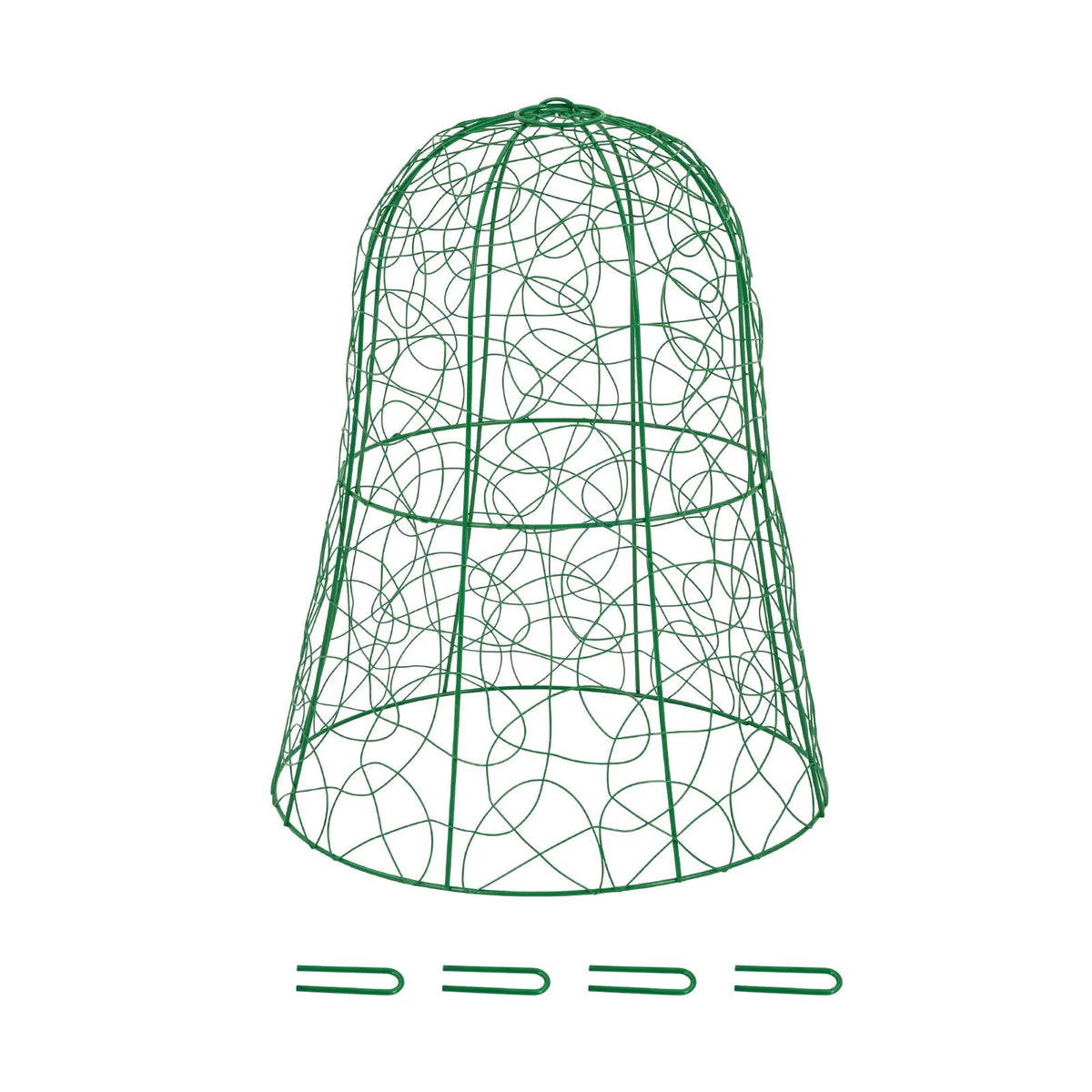 20PCS Garden Chicken Wire Cloche Plant Protector and Cover Iron Black/Green J208